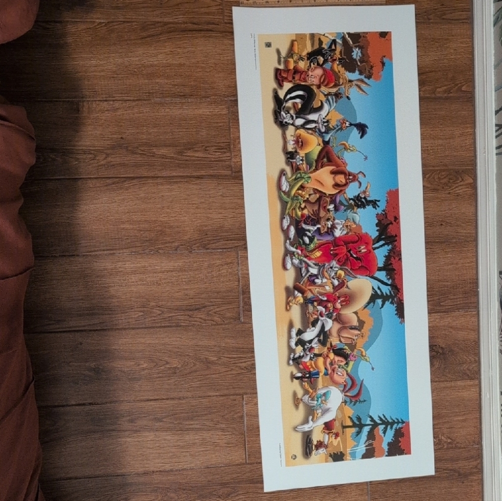 Animation Art, Warner Bros Gang II, 39.5"x11.25" Seriolithograph